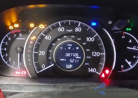 2015 Honda Cr-V Ex-L z USA, uszkodzony, nr VIN 2HKRM4H76FH683600